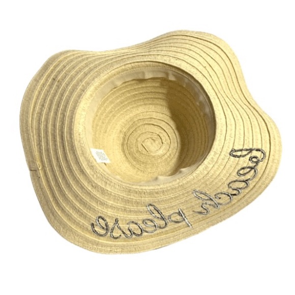 “Beach Please” Floppy Sun Hat - Picture 2 of 6